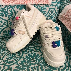 NWOB Louis Vuitton Men’s Italy Sz 43 (US 10) Trainer Platform Sneakers